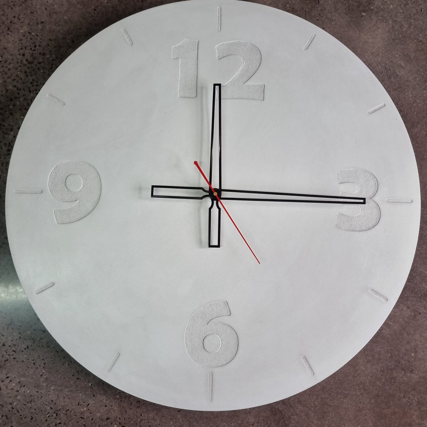 Concrete Wall Clock - 60cm