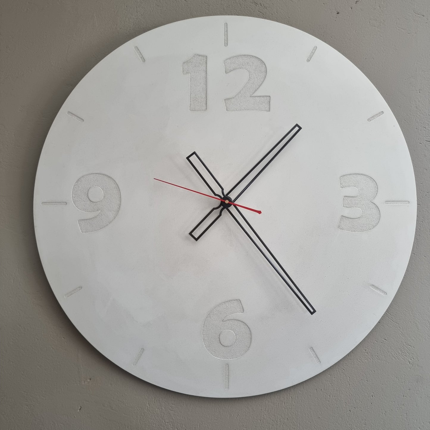 Concrete Wall Clock - 60cm