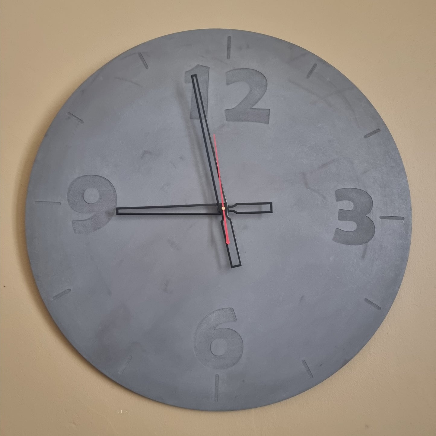 Concrete Wall Clock - 60cm