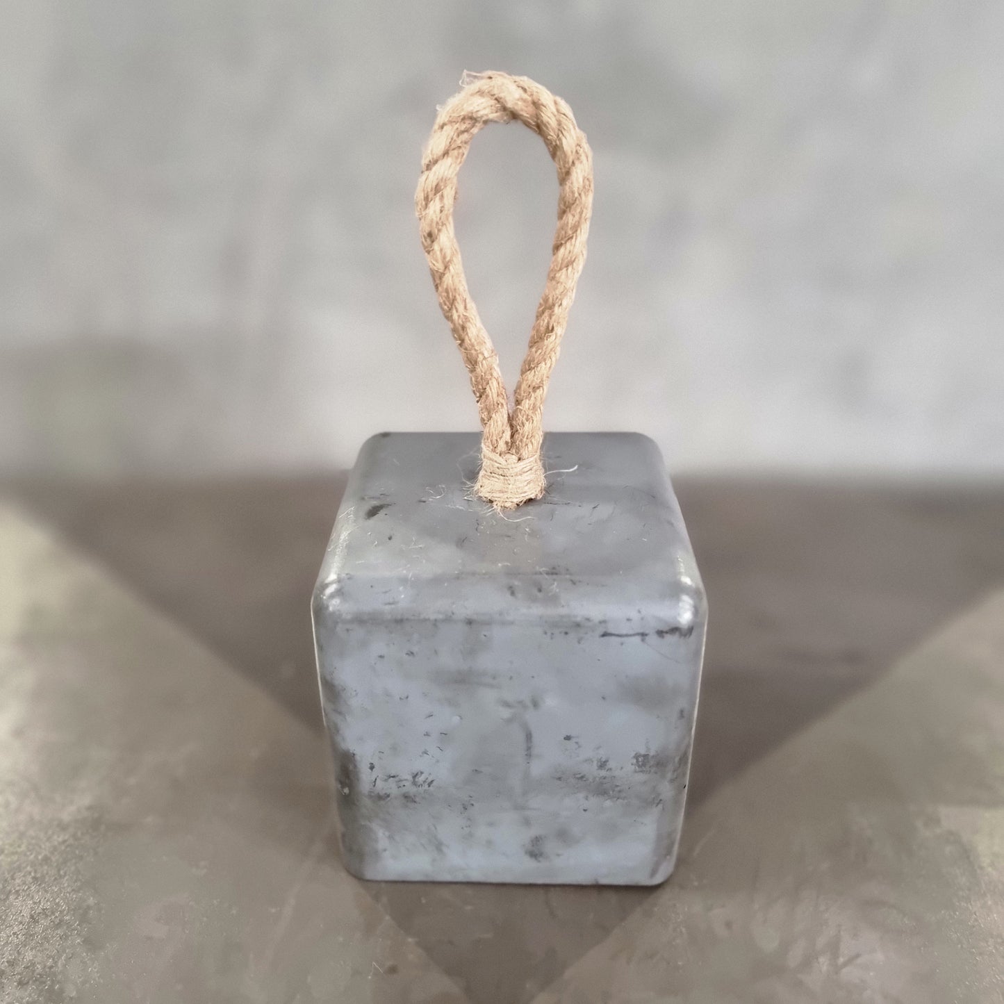 Big Square Doorstop with rope