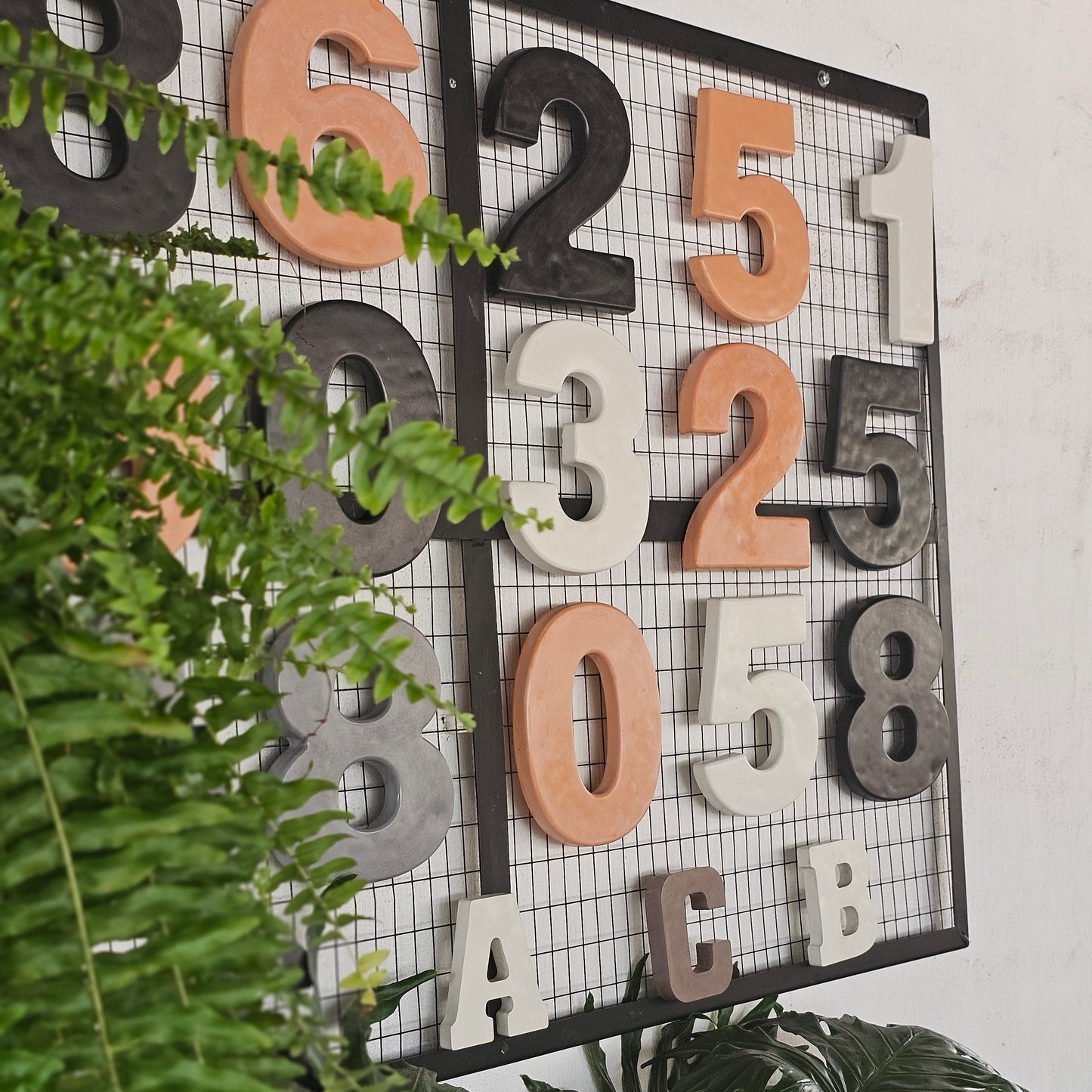 Concrete House Numbers