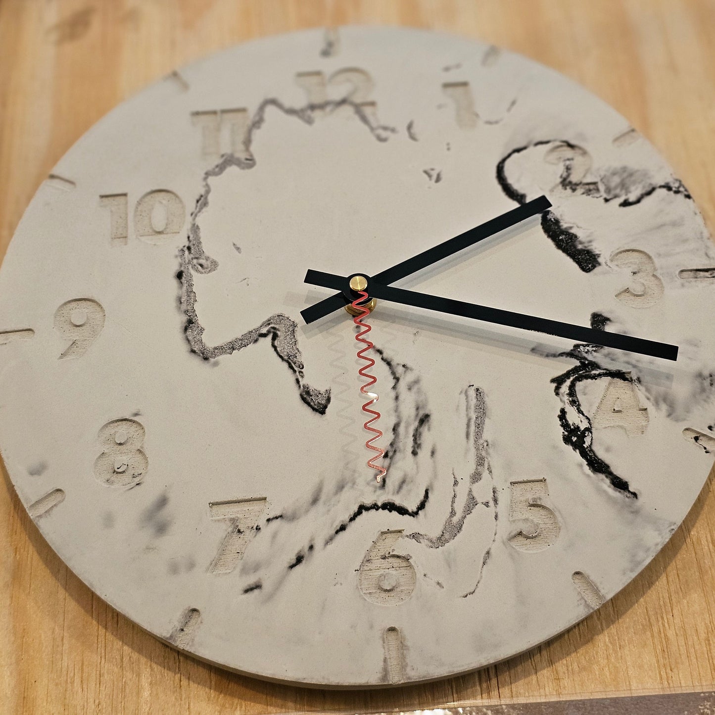 Concrete Wall Clock - 30cm