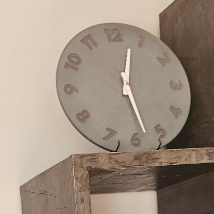 Concrete Wall Clock - 40cm