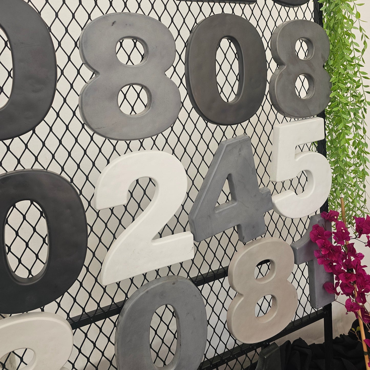 Concrete House Numbers