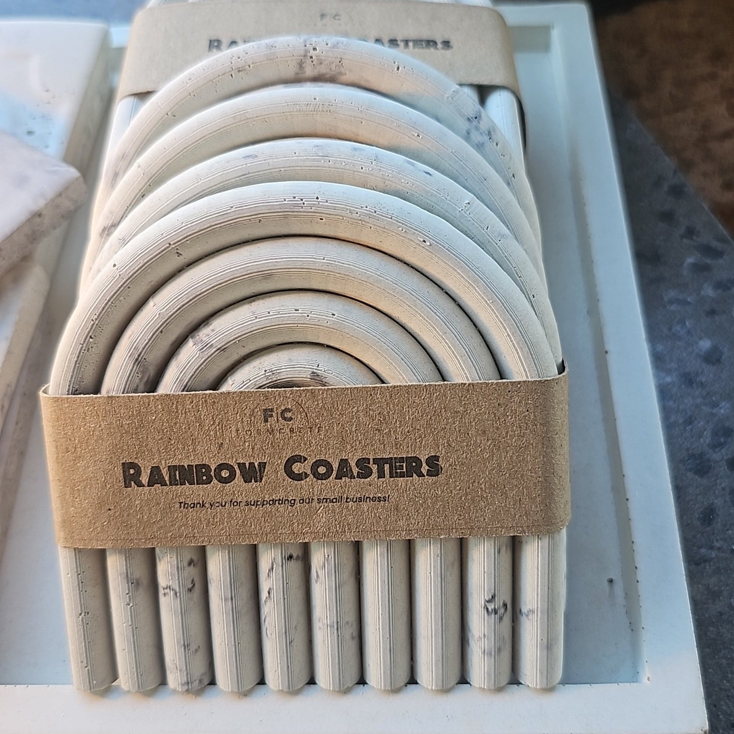 Rainbow Coasters (set of 4)