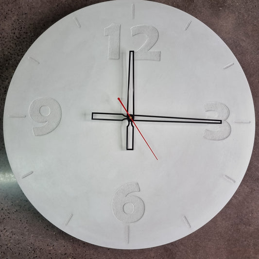 Concrete Wall Clock - 60cm