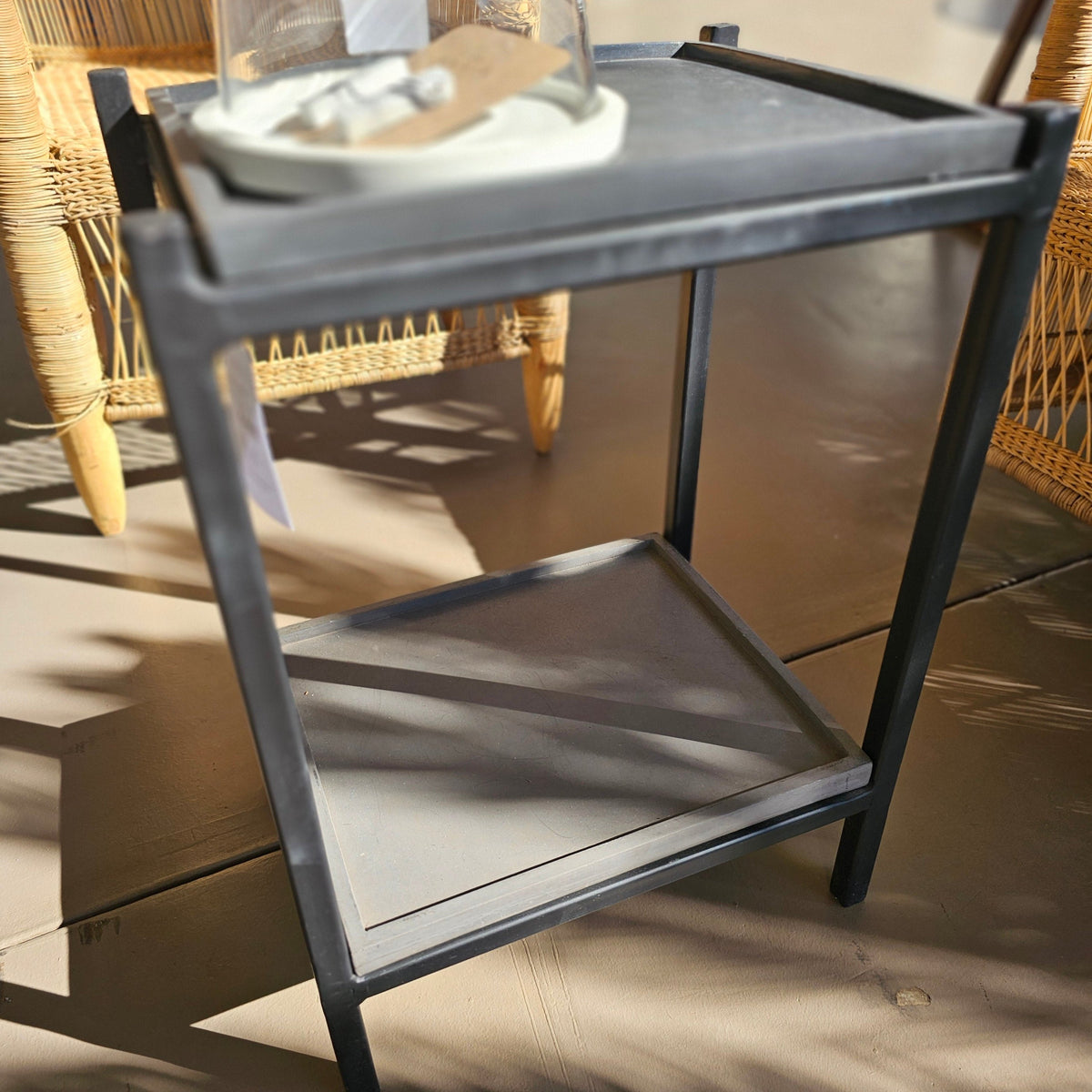 Yo Side Table Rectangle Rectangular Side Table – Formcrete