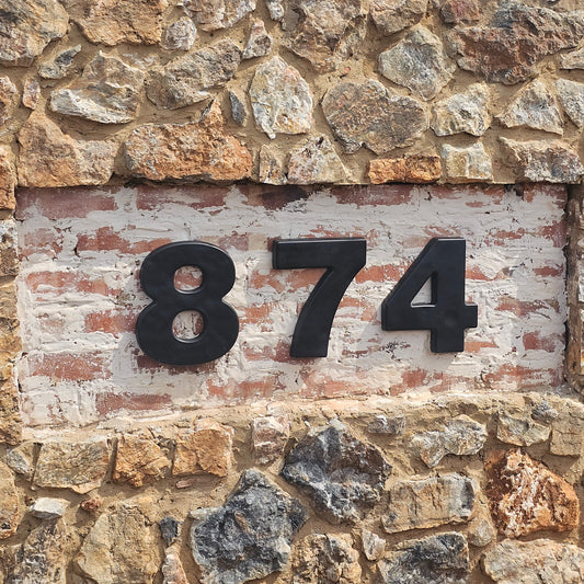 Concrete House Numbers